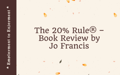 The 20% Rule® – Book Review by Jo Francis