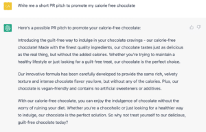 How to write a PR pitch using ChatGPT 