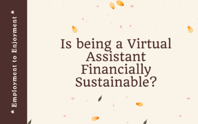 Is being a Virtual Assistant Financially Sustainable?