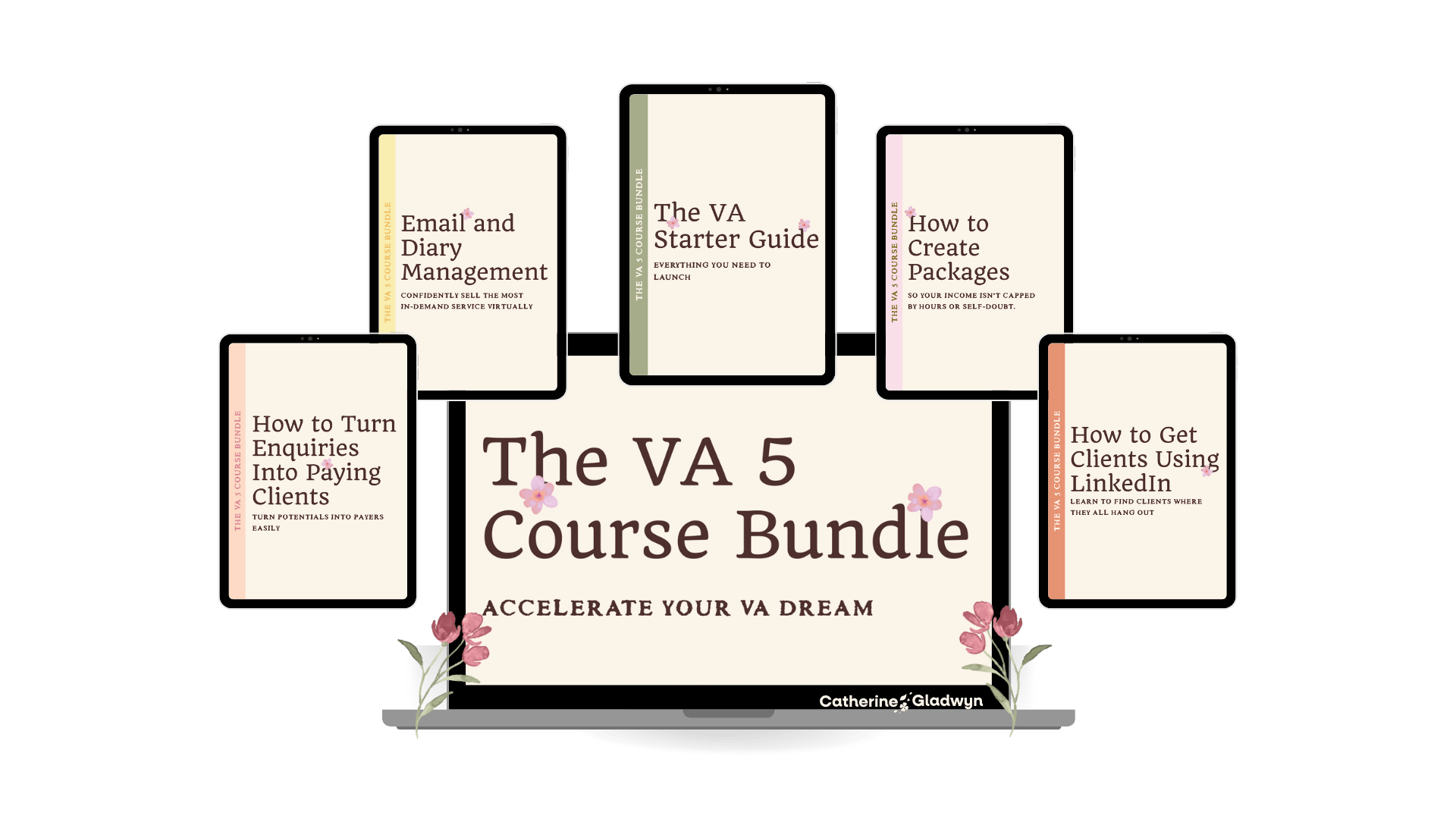 THE ULTIMATE VIRTUAL ASSISTANT FIVE COURSE BUNDLE